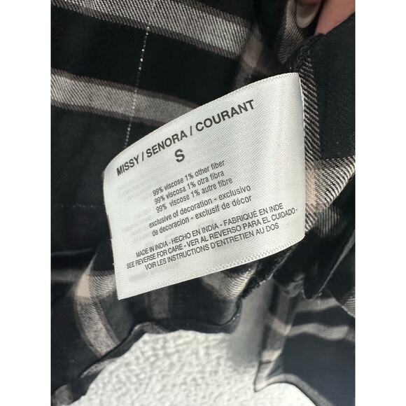 Vintage America Embroidered Plaid Shirt S - Picture 7 of 10